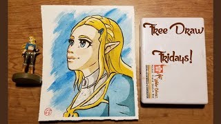 Zelda from Breath of the Wild - Free Draw Friday