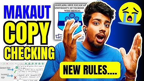 🔴NEW STRICT RULES OF MAKAUT COPY CHECKING😱{NO DVS PORTAL}❌ #makaut #dvs #makautuniversity 