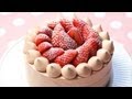 【スイーツレシピ】苺チョコショートケーキStrawberry chocolate shortcake