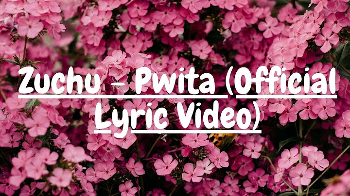 Zuchu - Pwita (Official Lyric Video)