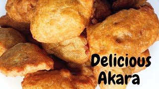 How To Make Delicious Akara \/Beans Cake .| @tessyshotkitchen