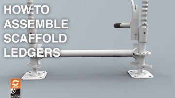 How to assemble a scaffold ledger - Catari US®