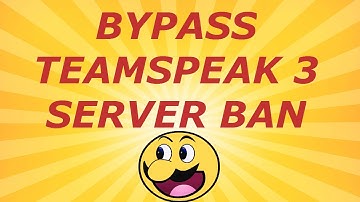 HOW TO BYPASS TEAMSPEAK 3 SERVER BAN !!!