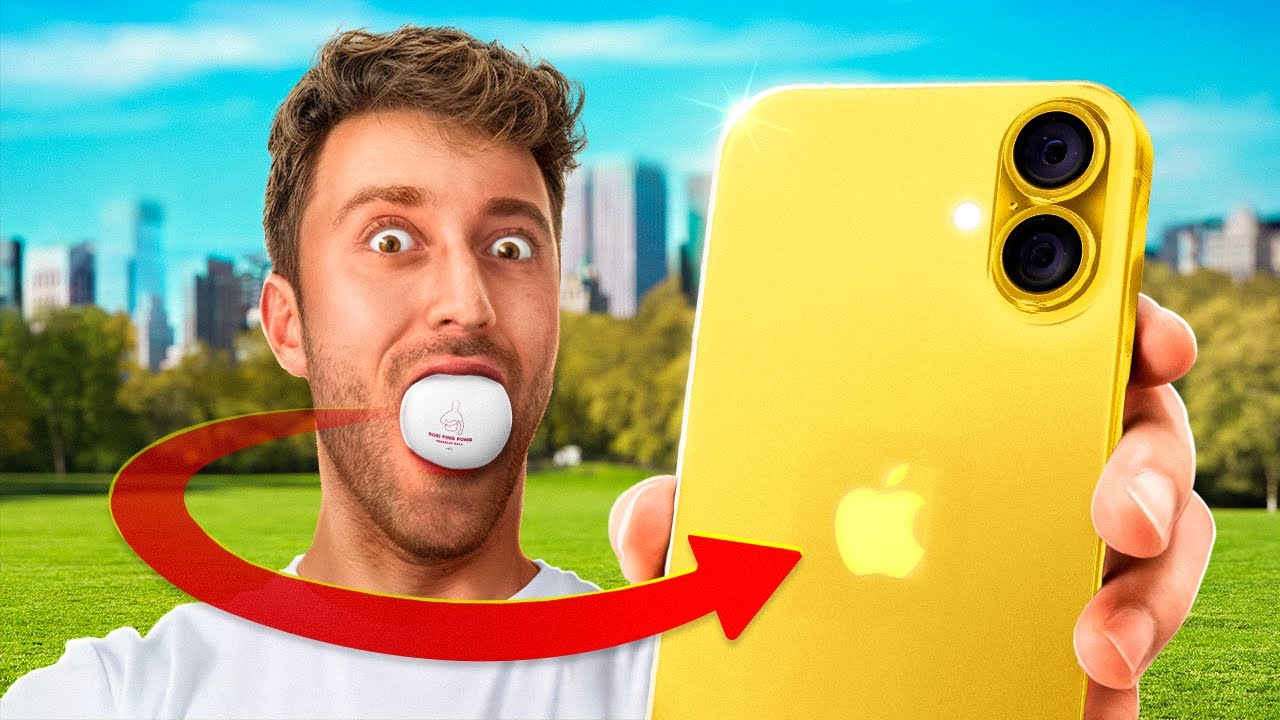 הופך כדור פינגפונג לאייפון 16 חלק 2 !!!