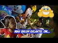 NGANTERIN BAYI BERBURU BALON KARAKTER! | Mikael TubeHD