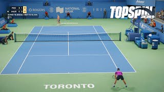 Top Spin 2K25 - Roger Federer Vs Andy Murray - SUPER TIE BREAK -  Toronto Masters (PS5)
