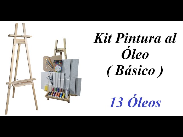 Kit Pintura al Oleo ( 13 oleos ) Materiales y sus funciones. Héctor  Chavelas 