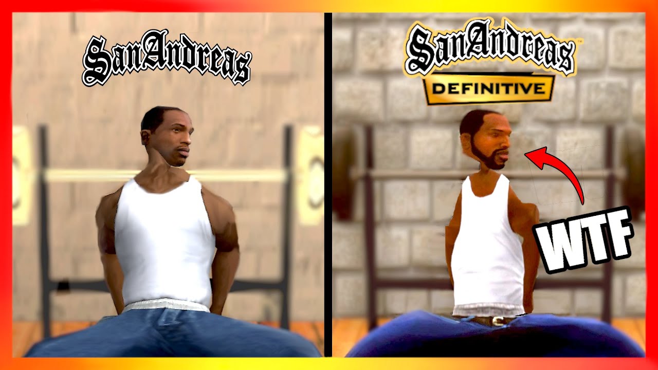 GTA San Andreas Definitive Edition vs GTA San Andreas: 5 major