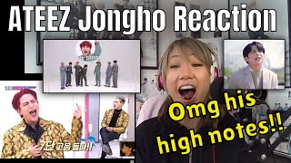 THE MAKNAE! ATEEZ Jongho Reaction High Notes & Funny Compilation, OST & Truth Untold Covers