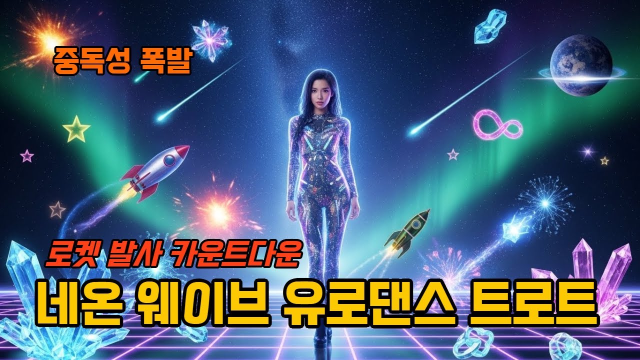 🚀우주급 에너지🚀 유로댄스 트로트 10곡 | 💎크리스탈 비트 슈퍼노바 폭발 | 🌋볼케이노 댄스 신나는 플레이리스트