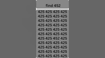 find 452 only super smart can detect..#maths #phonkagressive #reasoning #goviral #phonk