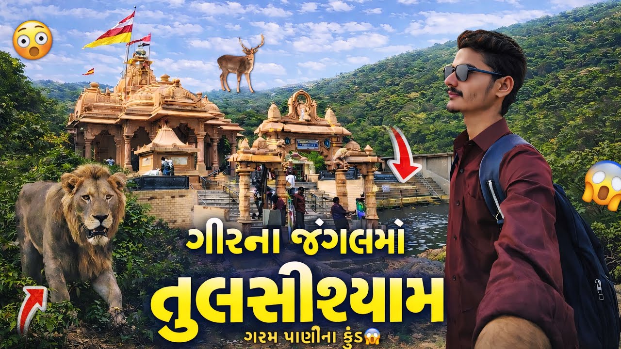 તુલસીશ્યામ ગરમ પાણીના કૂંડ | Tulsishyam Mandir | Tulsishyam Temple Gujarat | Vlog With Sky | 