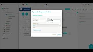 #2 Mini vidéo  Exporter le planning Gantt en PDF