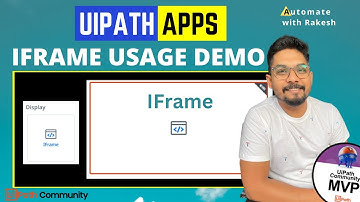 UiPath Apps Iframe | How to use UiPath Apps Iframe for Beginners