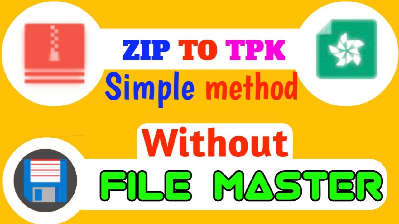 Open Tpk File How to convert zip to tpk l Without file master | simple method - YouTube
