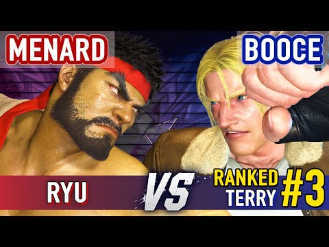 SF6 ▰ MENARD (Ryu) vs BOOCE LEE (#3 Ranked Terry) ▰ Street Fighter 6 High Level Gameplay
