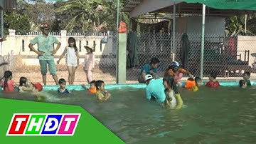 Huyện Hồng Ngự: Đưa vào hoạt động hồ bơi nhân tạo | THDT