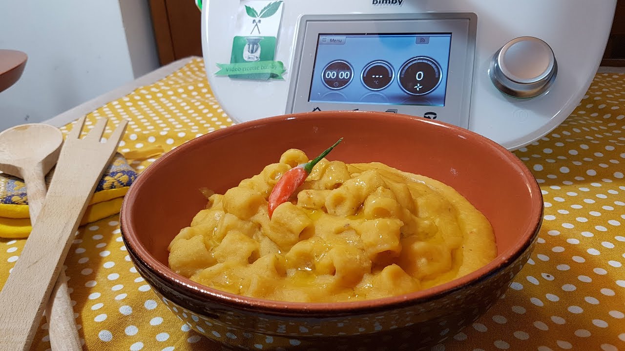 Pasta con le fave secche per bimby TM6 TM5 TM31