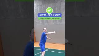 ❌ ✅ How to use the wrist - Backhand Drive