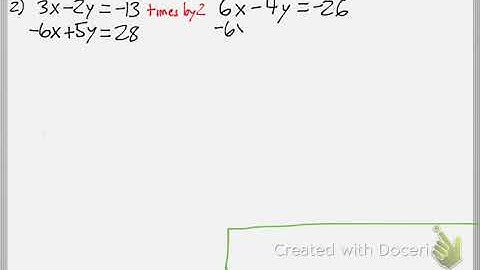 Math 111 : 10.1 #2 (Precalculus Tutorial : Systems of Linear Equations 2 Variables)