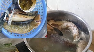 fish soup recipes cambodian , Fish Soup , eating family