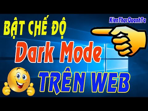 Cách update bật dark mode trên côccôc google chrome | kienthucquanhta | Foci