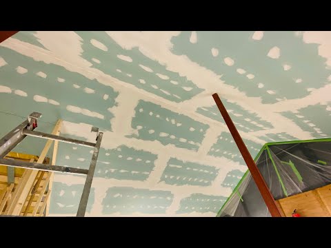 Video: Soaring plasterboard qab nthab: tsim, installation nta, duab