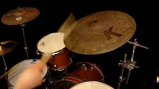 Jazz Ride Cymbal comparison from light to heavy