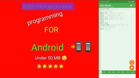 8085 microprocessor MPU || Pic Microcontroller || 🤖🤖🤖