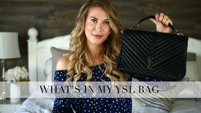 My Saint Laurent College Handbag Review - Mia Mia Mine