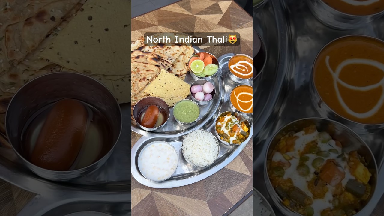 North Indian Thali In Just 350/-😻 | Indian Street Food 
