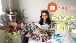 Shopee Pajama Haul  Loungewear Haul  Affordable Loungewear Pajamas