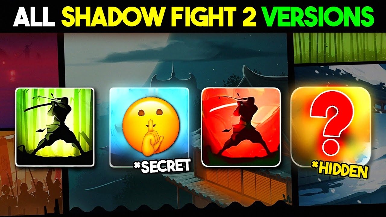 EVERY SHADOW FIGHT 2 VERSIONS EXPLAINED! 😱 YouTube