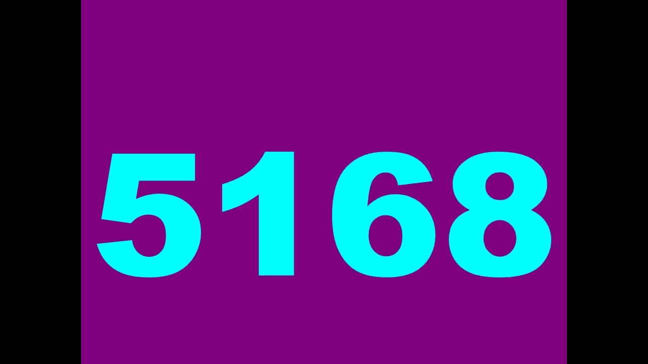Colorful Numbers 1 To 9000 YouTube Colorful Numbers 1 To 9000 YouTube