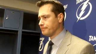 Lightning coach Guy Boucher after a bad loss to Islanders