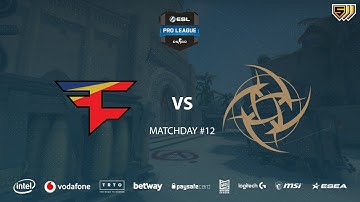 NIP vs Faze - Mirage - EU Matchday 12 - ESL Pro League Season 8