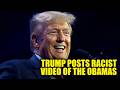 Trump Posts Racist AI-Generated 'Monkey' Video Mocking the Obamas, Outrage Erupts
