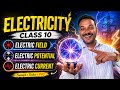 ⚡Electric Field, Potential & Current Explained Easily | Class 10