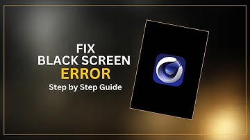How To Fix Black Screen Issue In Cinema 4D r26 - Black screen in c4D cinema 4d