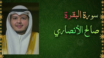 سورة البقرة  صالح الأنصاري🤍💜 Surah Al-Baqarah Saleh Al-Ansari