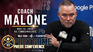 Coach Malone Full Game Four Post Game Press Conference vs. Timberwolves 🎙