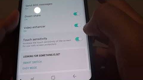 Samsung Galaxy S9 / S9+: Enable / Disable Touch Sensitivity for Use With Screen Protectors