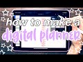 How to make a digital planner  updated  tutorial  ipad pro