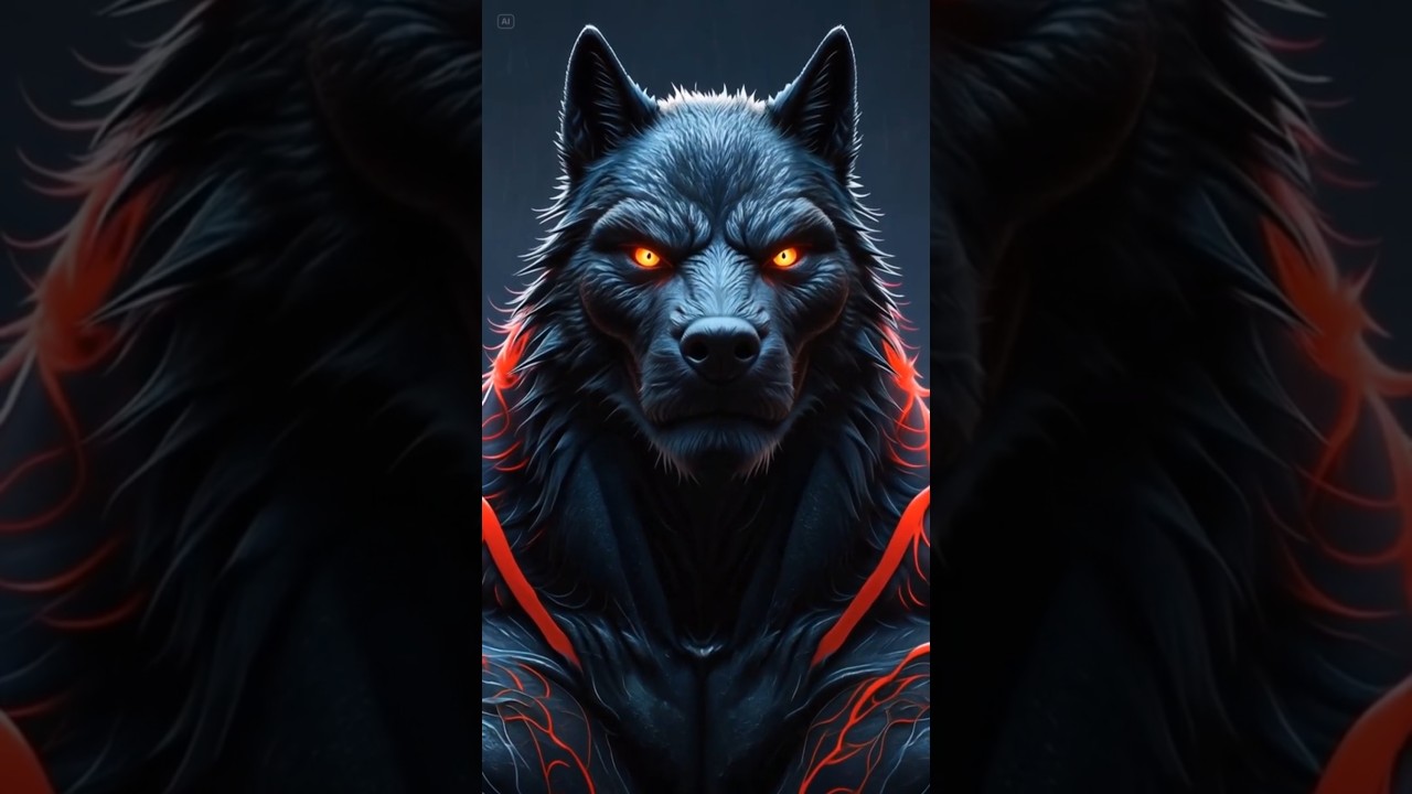 The Curse of the Mutant Wolf Meteorite ( Part 2 ) #Shadowfang #SymbioteWolf #AIshorts #cinematicai