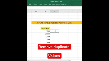 How to Remove Duplicates in Microsoft Excel 2025 | Duplicate values in #excel  #removeduplicates