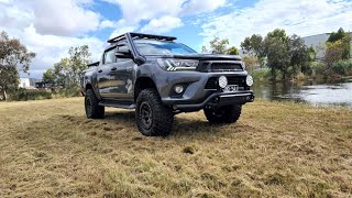 Cobra 4x4 Titan Nudge Bar Bull Steel suits Hilux 2015+ Onwards N80 Fitting Installation Demo