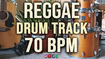 REGGAE DRUM TRACK - "CALM" - 70 BPM