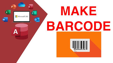 Tạo Barcode Trong Access | Microsoft Access | Make Barcode in Access