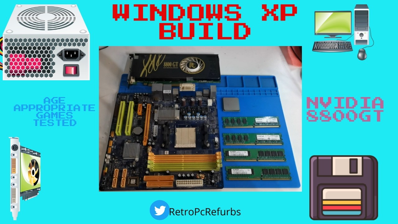 Windows XP PC refurb and build - YouTube