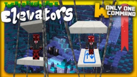 Minecraft - Customizable elevators in one command! (1.9 command)